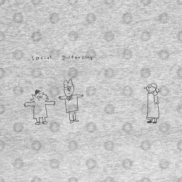 Social Distancing with my puppets by 6630 Productions